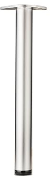 GLMGBP Pieds de Meuble de Cuisine, Pieds de Table, Pieds de Meuble en Acier Inoxydable avec vis, diamètre 120 cm, Pieds de Meuble, Pieds de Bureau pour la Maison et Le Bureau (Argent givré)