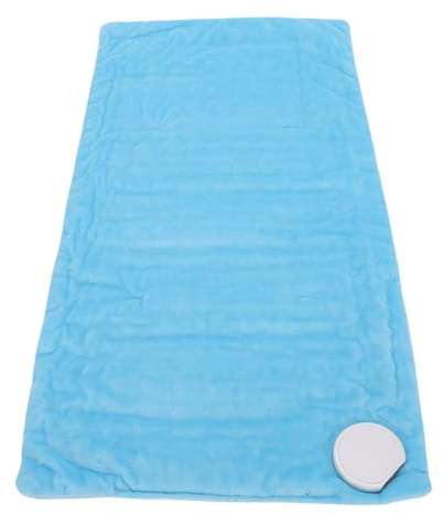 TARSHYRY Electric Heating Pad, Ultra Soft Velvet Heating Pad for Back Neck Shoulder with 5 Temperature Settings 2.1m Removable Cable, Machine Washable (220V UK Plug)