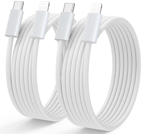 Cavo USB C lightning,[2M 2Pezzi] Cavo di Ricarica da cavo usb c lightning