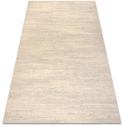 rugsx Wollteppich TEXTURA 488.23.LA101 OSTA - modern - Linien, geometrisch strukturell grau/Creme 200x300 cm