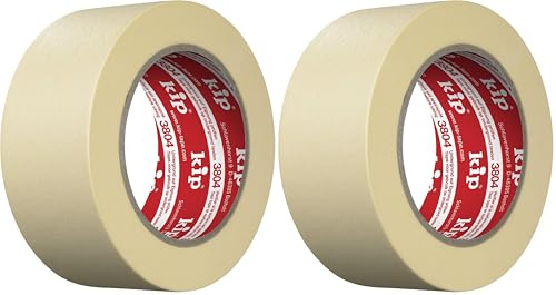 kip Trade Maler-Kreppband, Breite 48 mm x 50 m, zum Bemalen und Dekorieren, für Teppich, stark haftend (Packung mit 2)
