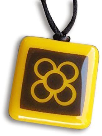 Colgante panot 2 Barcelona amarillo opaco