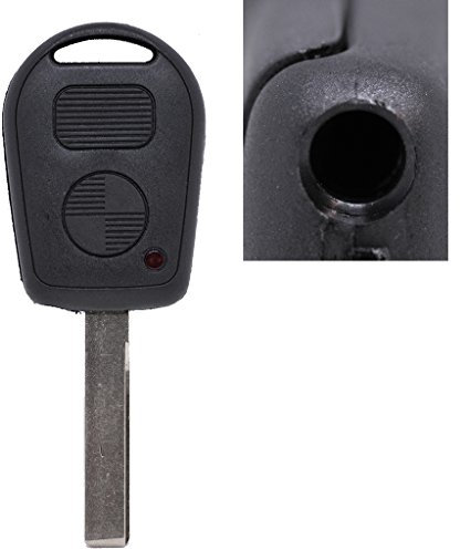 Auto chiave telecomando 1 X gomma + 1 X Vergine HU92 per BMW