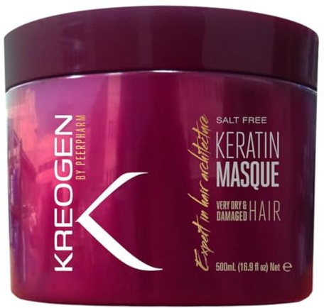 Kreogen by Peerpharm Keratin-Haarmaske für sehr trockenes und beschädigtes Haar 500ml