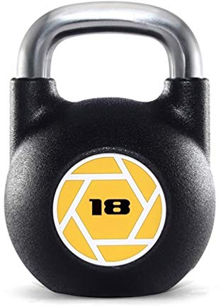 Kettlebells AGYH Cast Iron, 8kg/10kg/12kg/14kg/16kg/18kg/20kg/24kg, Squat Weightlifting Crunches Equipment, Home-gym Dumbbell Barbell (Size : 18kg/39.6lb)