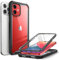 i-Blason Ares Dual Layer Rugged Clear Bumper Case for 6.1-Inch iPhone 12/12 Pro (2020), Black
