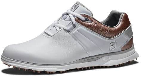 FootJoy Damen Pro|sl Golfschuh, Weiß-Roségold