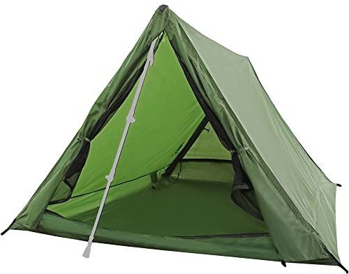 2-Person Trekking Pole Tent for Backpacking - 1.0 Ultralight A-Frame Backpacking Tent, Two Person Waterproof Hiking Tent for Camping, Lightweight Camping Tent for Scouts, Trekker (No Poles)