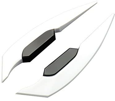 2 Stück Motorrad Flügel Aerodynamischer Spoiler Flügel, Huamengyuan Motorrad Fixed Winglet Motorrad Verkleidungs Winglets Front Aerodynamische Winglets für die meisten Roller Elektro-Motorräder