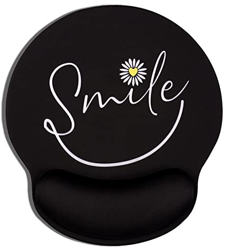AOKSUNOVA Tapis de Souris Ergonomique en Gel avec Repose-Poignet Noir