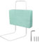 Froadp 60cm Rausfallschutz Beistellbett Leinen Kindersoftpack Bettgitter Tragbare Bettschutzgitter Höhenverstellbar Kinderbettgitter Baby Schutzgeländer Bettkantenschutz für Kinderbett (Seegrün)