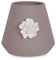 AmeliaHome Blumentopf aus Keramik Pflanzentopf Blumenmuster Deko Lusitano Kakao