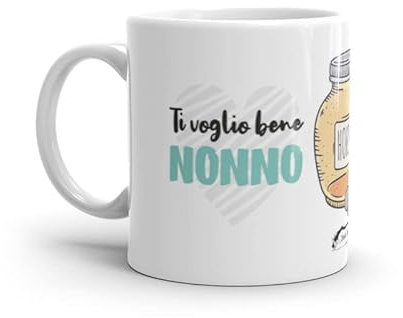 Paolo Chiari 23131 Tazas Abuelos, 300 mililiters, Cerámica