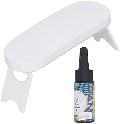 GLOGLOW UV-Harz-Kit, 25 g hartes UV-Epoxidharz-Bastelset mit Aushärtungslampe für die Schmuckherstellung von Handyhüllen (Blaues Etikett)
