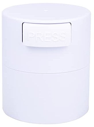 NAUZE Eyelash Glue Container Storage Eyelash Extensions Adhesive Jar Portable Sealed Tank Lash Supplies Lash Organizers for Women Grafting Eyelash Home DIY or Travel (White)