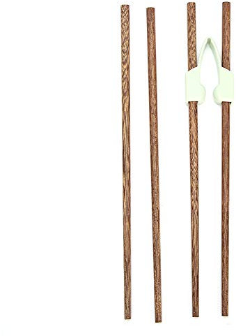 Training Chopsticks Adults, Chopstick Helper Elderly Wooden Chopsticks Reusable Antislip Training Learning Chopsticks Elderly Eating Aids for Beginner Adult Children Disabled