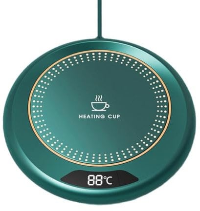 Mini chauffe-tasse à café portable USB, sous-verre chauffant à affichage numérique intelligent, chauffage de minuterie, chauffage thermostatique pour chauffe-tasse à lait, tasse à café, dessous de