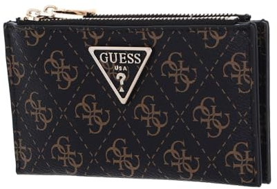 Portafoglio donna Guess Laurel SLG brown logo AS24GU01 QE850036 MARRONE