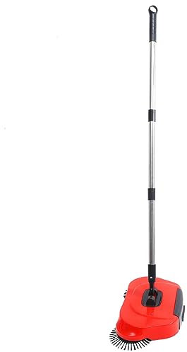 Warmhm Handkehrmaschine 3 1 Für Haushalte Manuelle Kehrmaschine Mit Integrierter Kehrschaufel Und Abfalleimer 360° Drehbarer Bodenreiniger