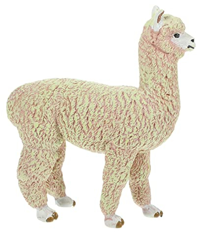 ifundom Alpaka-modellspielzeug Alpaka Dekofigur Alpaka-tischdekoration Lama Tierfigur Lama Spielfigur Simulation Tier Modell Fake-alpaka-Spielzeug Puppe Kind Schreibtisch Plastik