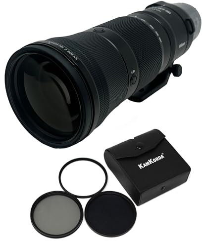 KamKorda Lens Filter Kit 95mm + Z 180-600mm f/5.6-6.3 VR | Full frame, Super-Telephoto Zoom, STM Autofocus Stepping Motor + 2 Year Warranty