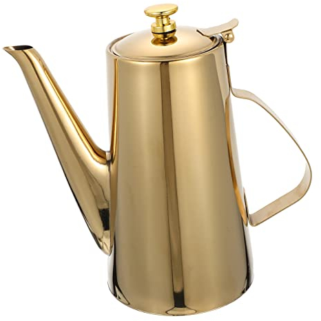 CIYODO Stainless Steel Oil Dispenser Bottle Household Oil Pourer Kitchen Storage Kettle for Cooking