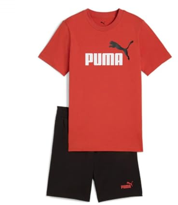 PUMA Unisex Baby Minicats Ess Tee And Shorts Set Inf Gestrickte Anzüge