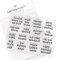 Karten-Kunst Clear Stamps KK-0262 – Viele kleine liebe Grüße – Textstempel mit 16 Mini-Sprüchen für Karten, Geschenke & Etiketten Deutsch, 1,3–2,5 cm breit