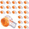 Kasoud K1 Electrical Connectors, 200PCS K1 Cable Connectors, Gel Wire Connectors, Waterproof Wire Splice Connector, 2 Way for Telephone Cable Electrical Phone Wire Cable Joiner Repair Splice (Orange)