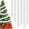 Lametta Girlande Silber, shallyong 5 Stück Weihnachten Girlande 2M, Lametta Weihnachtsbaum, Weihnachtsbaum Dekoration Girlande, Lametta Girlande Weihnachten, für Party Hängende Dekorationen