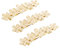 JIEYAO Blume Opal Haarspangen, 3 Stück 2.64inch Gold funkelnde Hochzeit Barrettes Französisch Vintage Haarnadeln Metall automatisch Frühling Clips Haarnadel dekorative Accessoires für Frauen dickes