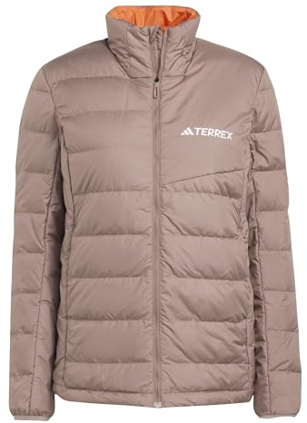 adidas Damen Terrex Multi Light Down Climawarm Coat, Trace Brown, XL