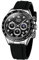 OLEVS Herren Armbanduhr Mode Diamant Quarz Silikon Chronograph Geschäftswasserdicht Leuchtendem Mondphase und Datumsanzeigen für Mnner Geschenk