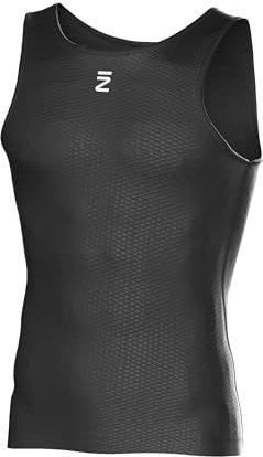 INBIKE Radtrikot Herren Ärmellos Fahrrad Unterhemd Rennrad Trikot Kurzarm Sommer Fahrradweste Leicht Atmungsaktiv Reflektierend Radweste Schwarz 2XL-3XL