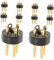 KAILIKETIY 10pcs Xlr Connector Audio Adapter Plated Pin Microphone Plug for Ktv and Speaker Accessories Compatible Three-core Interfaces for Sound and Easy Connectivity