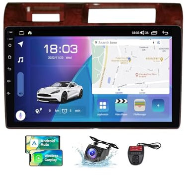 ZZPHKK Android 13 Autoradio mit Navi für Toyota Land Cruiser LC 70 Series 2007-2020丨9 Zoll 2 Din Auto Radio Touch Display mit Carplay Android Auto/BT 5.0/FM RDS DAB+/Lenkradsteuerung/DSP(A,NF-5)