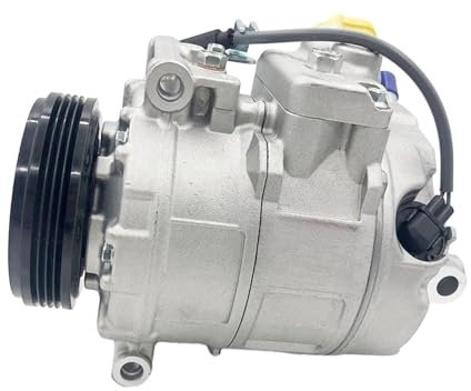 ATATKRT Compresor de Aire Acondicionado Compatible con BMW E60, 525I, 530I, E39, E60, E65, 520i, 64526917859, 64526824483, 65606025123, 65606025122, 64526983098