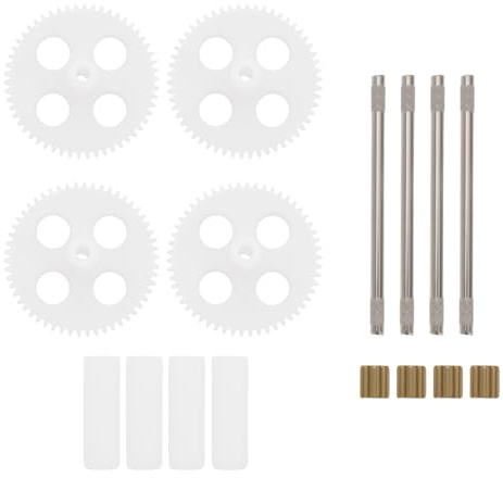 LT Easiyl 1 Satz RC-Drohnen-Ersatzteile Motorzahnrad & Hauptzahnräder Kompatibel mit Syma X5 X5C X5SC X5SW RC Quadcopter