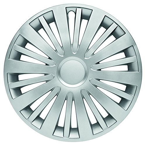 Albrecht 15 Zoll Radkappen Silber für Stahlfelgen - Vegas Nylon Lux Radzierblenden aus hochwertigem Kunststoff - Langlebige Radblenden in originaler Albrecht Verpackung - Made in EU