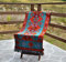 Secret Sea Collection Moderner Teppich, Bohemian-Stil, 61 x 122 cm, Baumwolle, waschbar, wendbar, Türkis-Orange