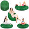 PATCH HOME 2 in 1 Funktion Sitzsack Sessel Bean Bag Sitzsäcke Gaming mit Reißverschluss bereits befüllt - Ø 145cm - Grün