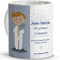 LolaPix Taza Regalo comunión con Nombre y Texto. Taza Personalizada Capacidad 330ml. Varios diseños. NIÃ‘O PELIRROJO
