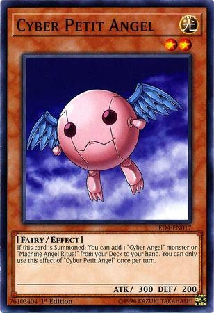Yu-Gi-Oh! - Cyber Petit Angel - LED4-EN017 - Legendary Duelists: Sisters of the Rose - 1st Edition - Common
