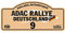 PEGATINEA Rallye Aufkleber ADAC Rallye 2016 DEUTCHLAND 2 Vynil klebstoffe Plattenaufkleber PR253