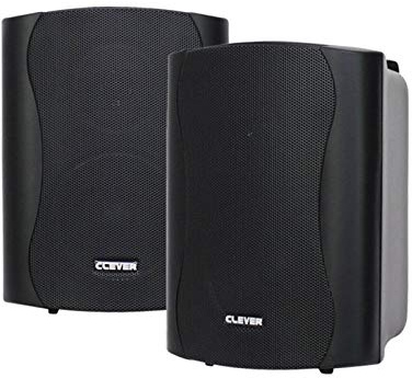 Clever Acoustics LOUDSPEAKERS, 8 OHM ABS 25W BLACK, PAIR BGS 25 BLACK