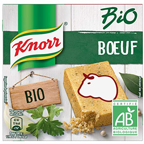 Knorr Bio Bouillon Cubes Saveur Boeuf Cubes