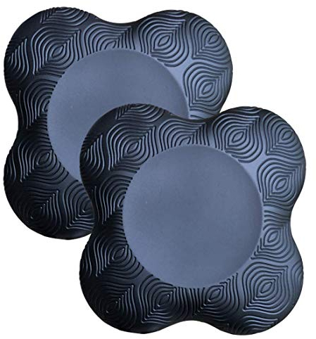 ZEALTOP - Ginocchiere per yoga, extra spesso, per ginocchia, gomiti, mani, mani, testa, yoga, pilates, allenamento, ginocchiera (2 confezioni)