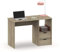 Muebles Pitarch | Schreibtisch mit 2 Schubladen, Studientisch für Jugendliche, Cambrian Eiche, 76x115x50 cm (Höhe x Breite x Tiefe), Vintage, Kollektion Tibet