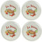 Saturnia Lot de 4 assiettes à pizza avec décor La Pizza Ø 31 cm