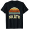 Skate Vintage Inline Skates Rollschuhe für Inline Skater T-Shirt